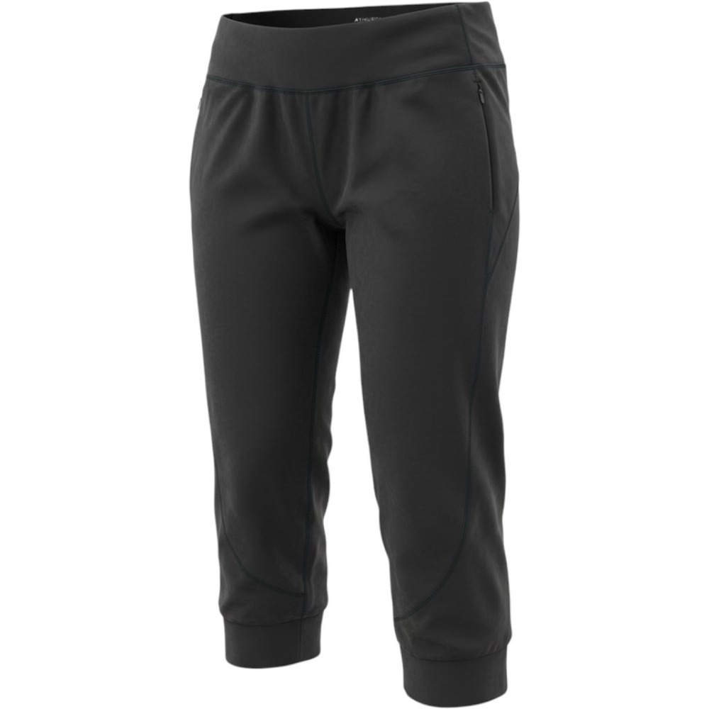 Athleta Rainier Jogger Black Fleece Lined Tapered Pants Women XL TG Athleisure